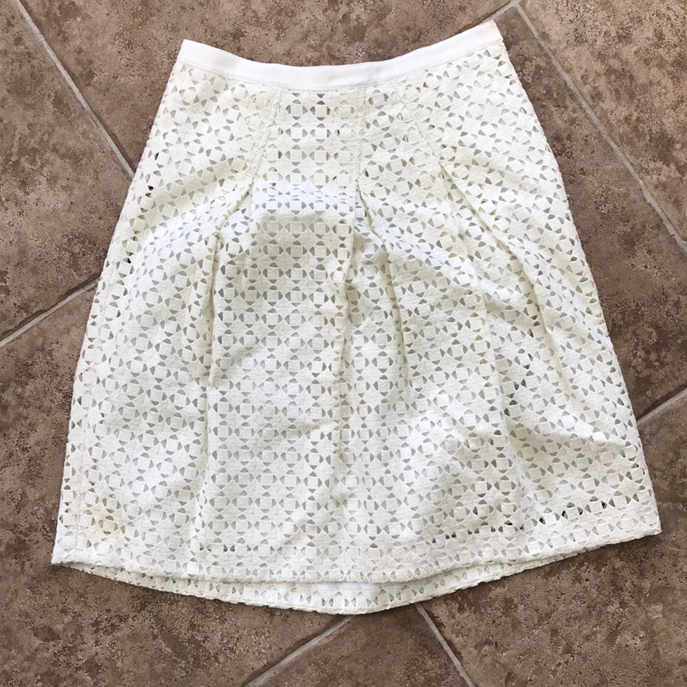 Tory Burch Eyelet skirt